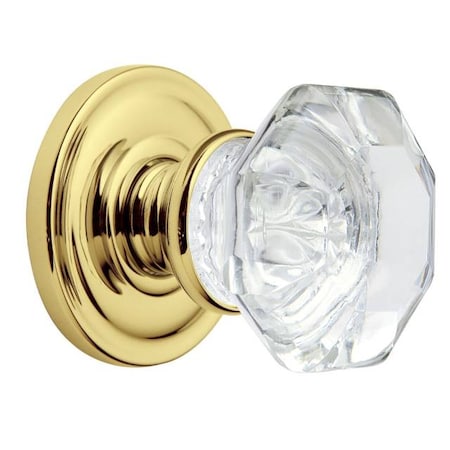 Baldwin Privacy Door Knobs Bright Brass 5080.030.PRIV