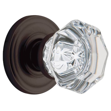 Baldwin Full Dummy Door Knobs Venetian Bronze 5080.112.FD