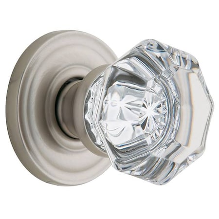Baldwin Half Dummy Door Knobs Satin Nickel 5080.150.IDM