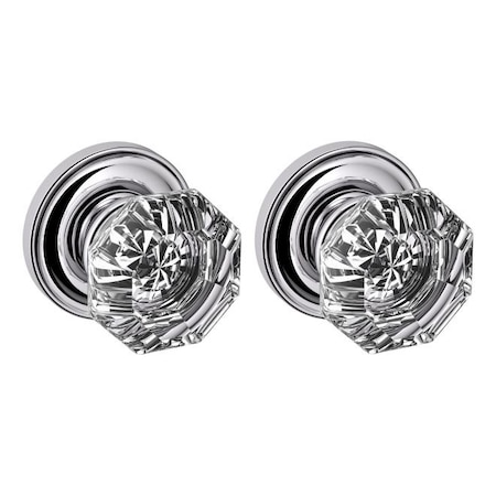 Baldwin Passage Door Knobs Bright Chrome 5080.260.PASS
