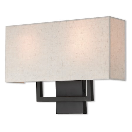 Livex Lighting Pierson 2 Light Bronze ADA Wall Sconce 50995-07