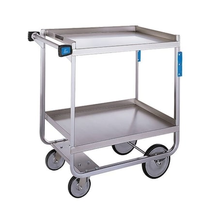 Lakeside NSF Stainless Steel 2 Shelf Utility Cart; 700 Lb Capacity, 15-1/2"x24" 510