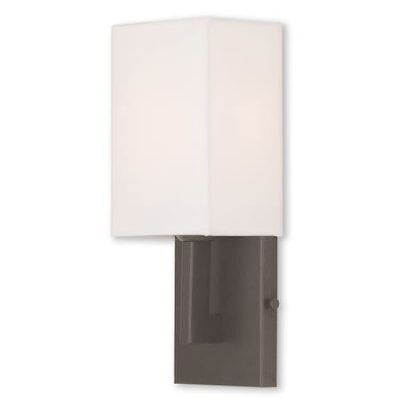 Livex Lighting Hollborn 1 Light Bronze ADA Wall Sconce 51101-07