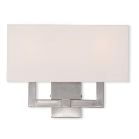 Livex Lighting Hollborn 3 Light Brushed Nickel Wall Sconce 51104-91