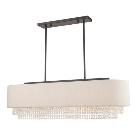 Livex Lighting Carlisle 5 Light English Bronze Linear C 51125-92