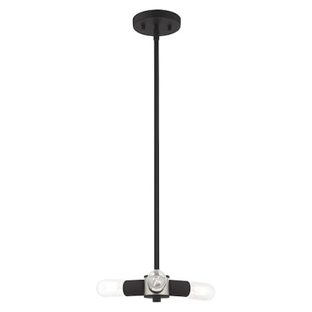 Livex Lighting Copenhagen 3 Light Black Mini Chandelier 51133-04