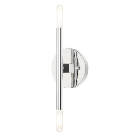 Livex Lighting Polished Chrome ADA Sconce, 2 Light 51172-05