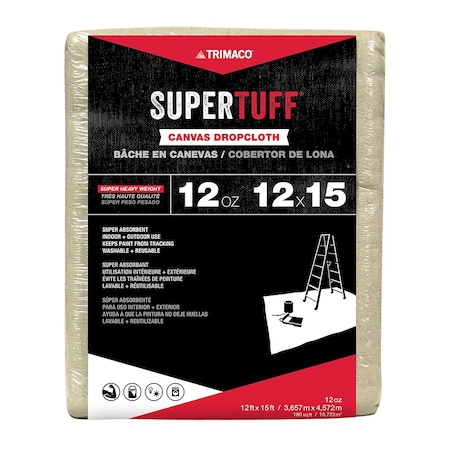 Trimaco Super Heavy-Weight Drop, 12 oz., 12x15 51203