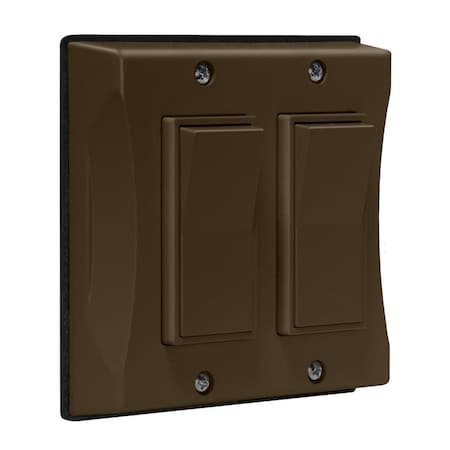 Bell Outdoor Weatherproof Cover 2-Gang, Vertical, Dec 5127-2