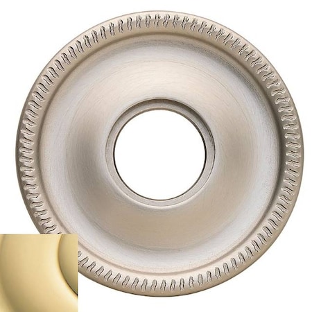 Baldwin Privacy Pair Rosettes Unlacquered Brass 5129.031