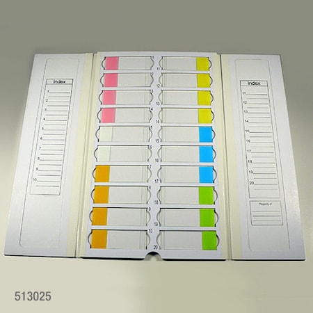 Globe Scientific Slide Holder, 343 x 210 mm, White 513026