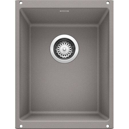 Blanco Precis Silgranit Undermount Bar Sink - Metallic Gray 513425