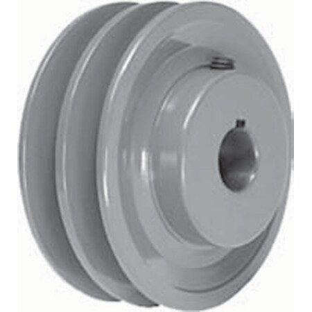 POWERDRIVE 1" Fixed Bore V-Belt Pulley 4.25" OD 2BK45-1