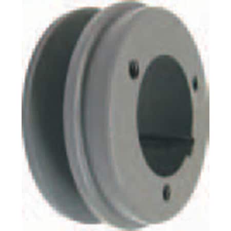 Powerdrive Sheave, H Bushing, 3.55" O.D. BK34H