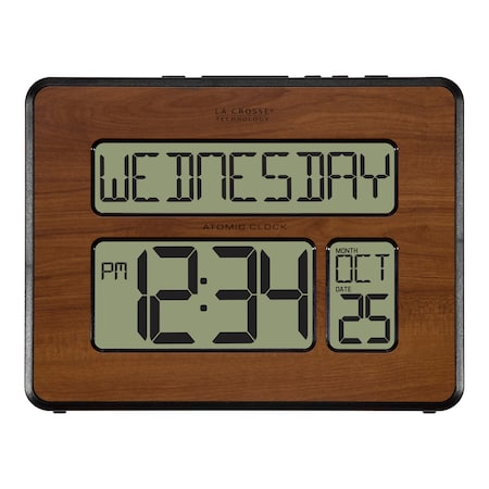 La Crosse Technology Atomic Digital Wall Clock 513-1419-WA-INT