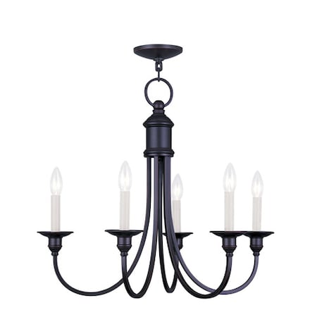 Livex Lighting Cranford 5 Light Olde Bronze Chandelier 5145-67