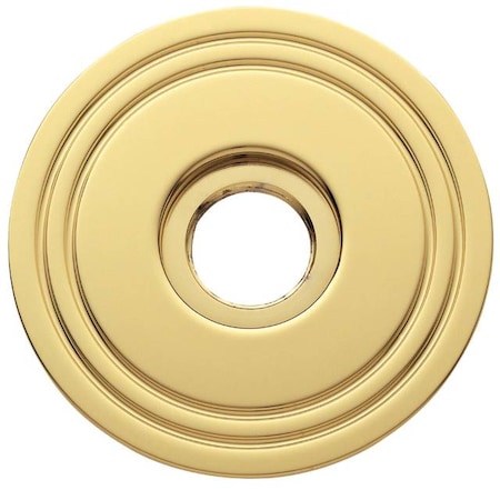 Baldwin Grooved 5147 Rose Unlacquered Brass Rosettes Unlacquered Brass 5147.031.I