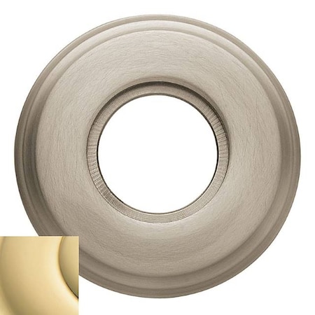 Baldwin Single Passage Rosettes Unlacquered Brass 5155.031.I