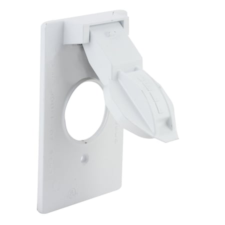 Bell Outdoor Weatherproof Cover, Single Gang Box Type, 1 Gang, Flip/Snap Cover Type 5155-1