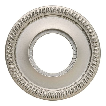 Baldwin Privacy Pair Rosettes Lifetime Satin Nickel 5156.056