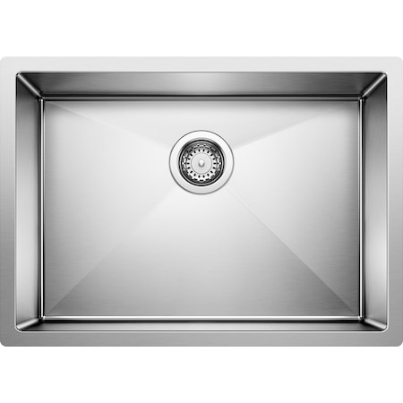 Blanco Precision 16" R10 Single Bowl, Undermount Mount, 0 Hole 515822