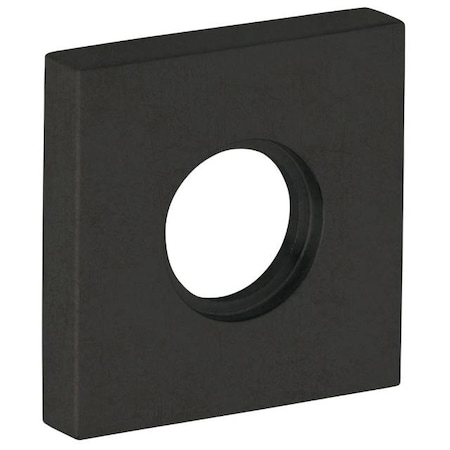 Baldwin Privacy Pair Rosettes Distressed Oil Rubbed Bronze 5160.402