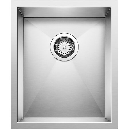 Blanco Precision 16" Medium Bowl, Vertical, Undermount Mount, 0 Hole 516208