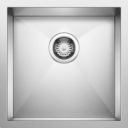Blanco PRECISION R0 Undermount Stainless Steel 19" Single Bowl Kitchen Sink 516209