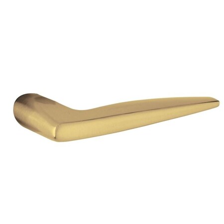 Baldwin Lever Satin Brass with Brown Door Levers Satin Brass with Brown 5166 5166.060.RMR