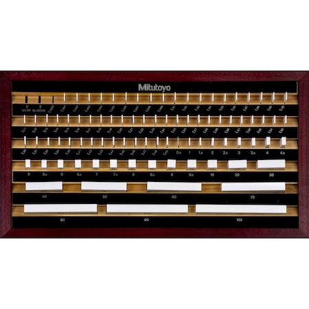 Mitutoyo Micrometer, MM, Rect, Cera, As-1, 87 pcs. 516-347-26