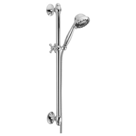 Delta Faucet, 7-Setting Slide Bar Hand Shower, Chrome 51708