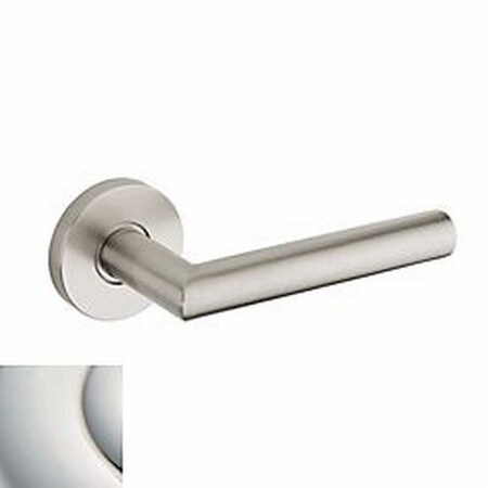 Baldwin 5173055LMR Lifetime Polished Nickel Single Left Hand Estate Lever Minus Rosettes