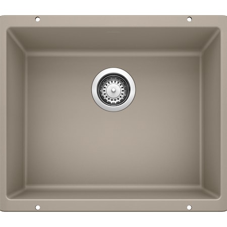 Blanco Precis Silgranit 21" Single Bowl Undermount Kitchen Sink - Truffle 517677
