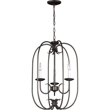 Sea Gull Three Light Hall/Foyer, Heirloom Bronze 51806-782