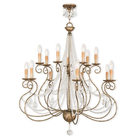 Livex Lighting Isabella 14 Light Hand Applied European 51910-36