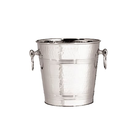 Tablecraft SS Bucket, Hammered, 7.5"Diax8.5" H, 8Qt 5198
