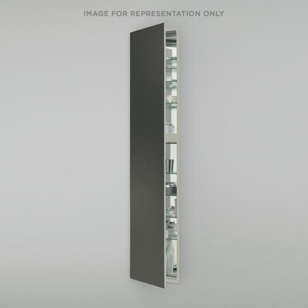 Robern Cab, M Ser, 20X70, D8, Matte Gray, Lh, E2 MC2070D827LE2