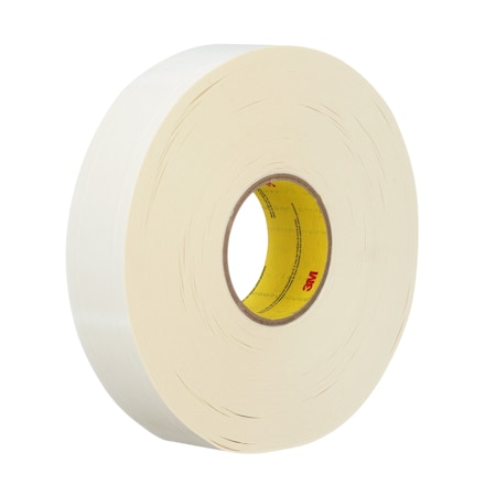 3M Tape, Hvy Duty Dbl Coated Rpble, Whte, PK6 R3287
