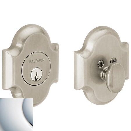 Baldwin Estate Bright Chrome Deadbolts 8252.260