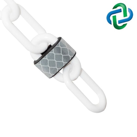 Zoro Select Plastic Chain, White, Unfinished, Outdoor 52001-25