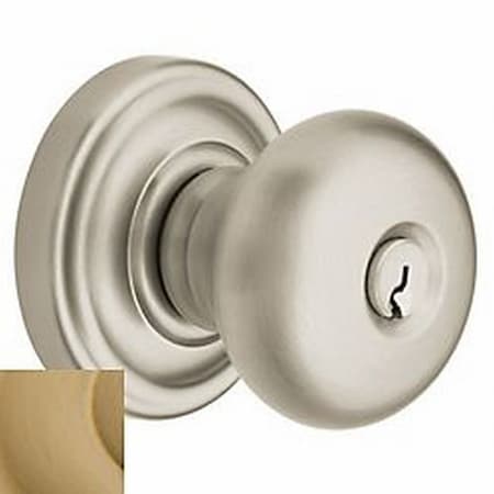 Baldwin Entry Door Knobs Vintage Brass 5205.033.ENTR
