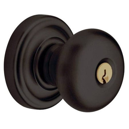 Baldwin Full Dummy Door Knobs Oil Rubbed Bronze 5205.102.FD