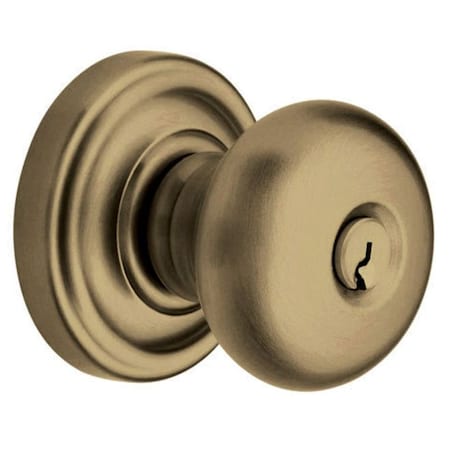 Baldwin Entry Door Knobs Antique Brass 5206.050.ENTR