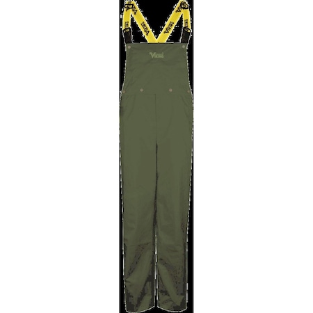 Viking Journeyman Bib Pant, 420D, Green, 4XL, Green, Size 4XL 3305P-XXXXL