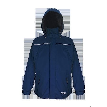 Viking Jacket, Polyester/PVC, hook-and-loop, zipper, Navy, 3XL 838N-XXXL