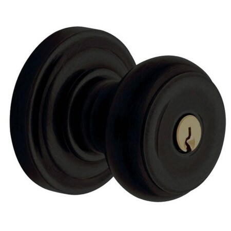 Baldwin Full Dummy Door Knobs Satin Black 5210.190.FD