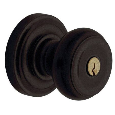 Baldwin Full Dummy Door Knobs Distressed Oil Rubbed Bronze 5210.402.FD