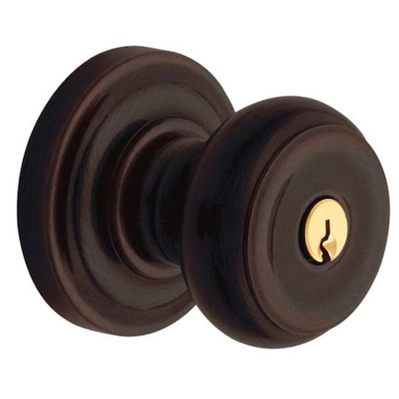 Baldwin Full Dummy Door Knobs Venetian Bronze 5211.112.FD