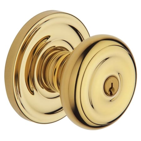 Baldwin Entry Door Knobs Unlacquered Brass 5213.031.ENTR
