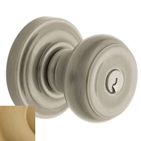 Baldwin Entry Door Knobs Vintage Brass 5213.033.ENTR